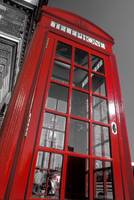 London. Phone Box and Big Ben (2008 © Alan Copson)