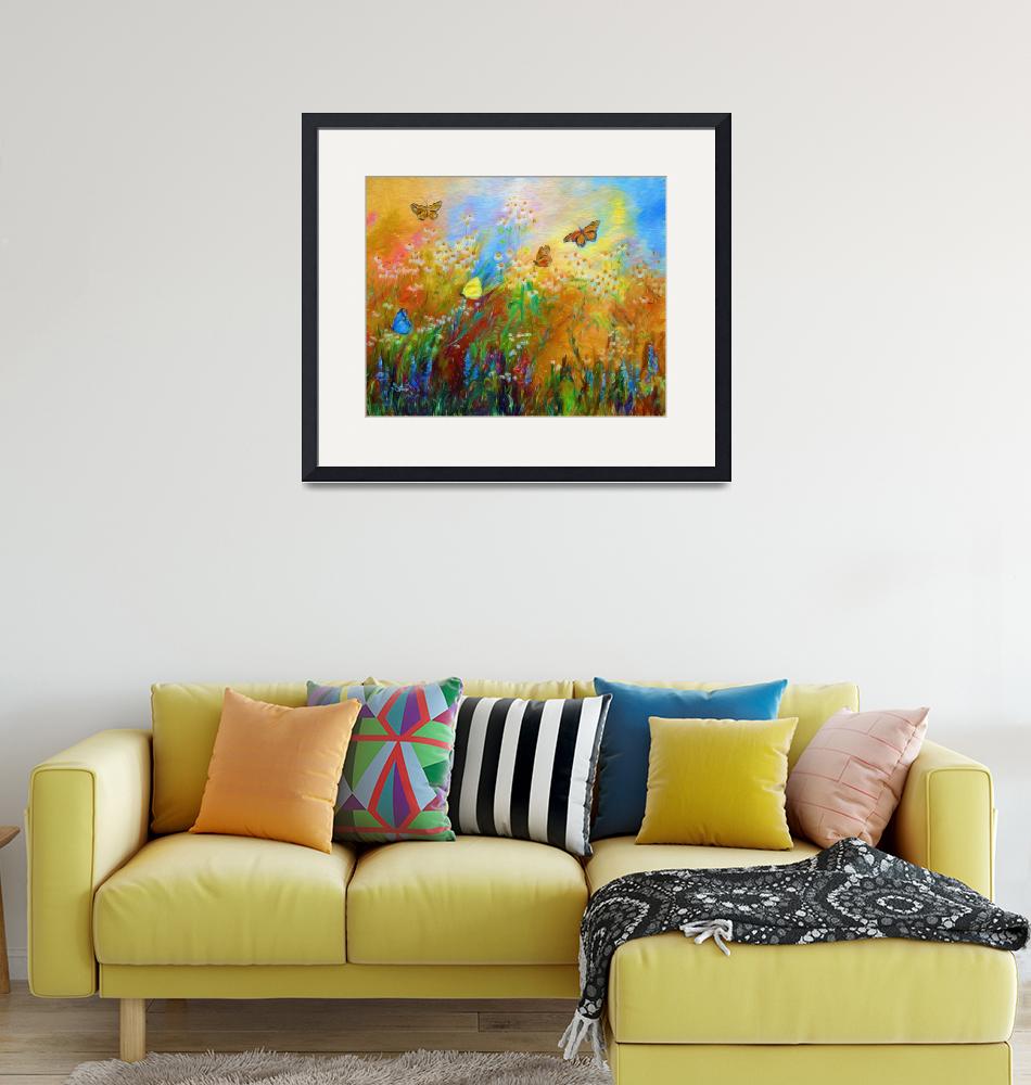 "Chamomile Garden Colorful"  (2015) by GinetteCallaway