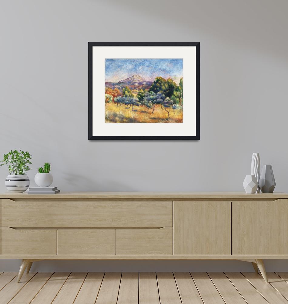 "Montagne Sainte-Victoire by Renoir"  by FineArtClassics