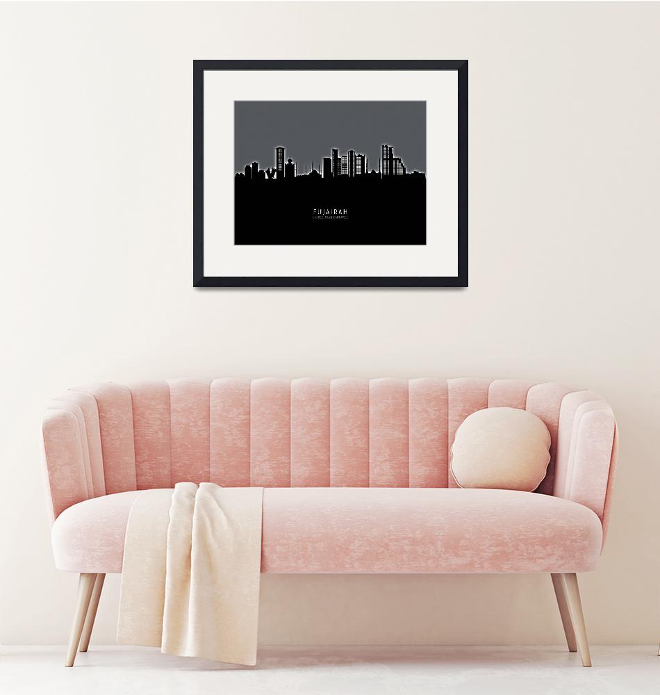 "Fujairah Skyline"  (2022) by ModernArtPrints