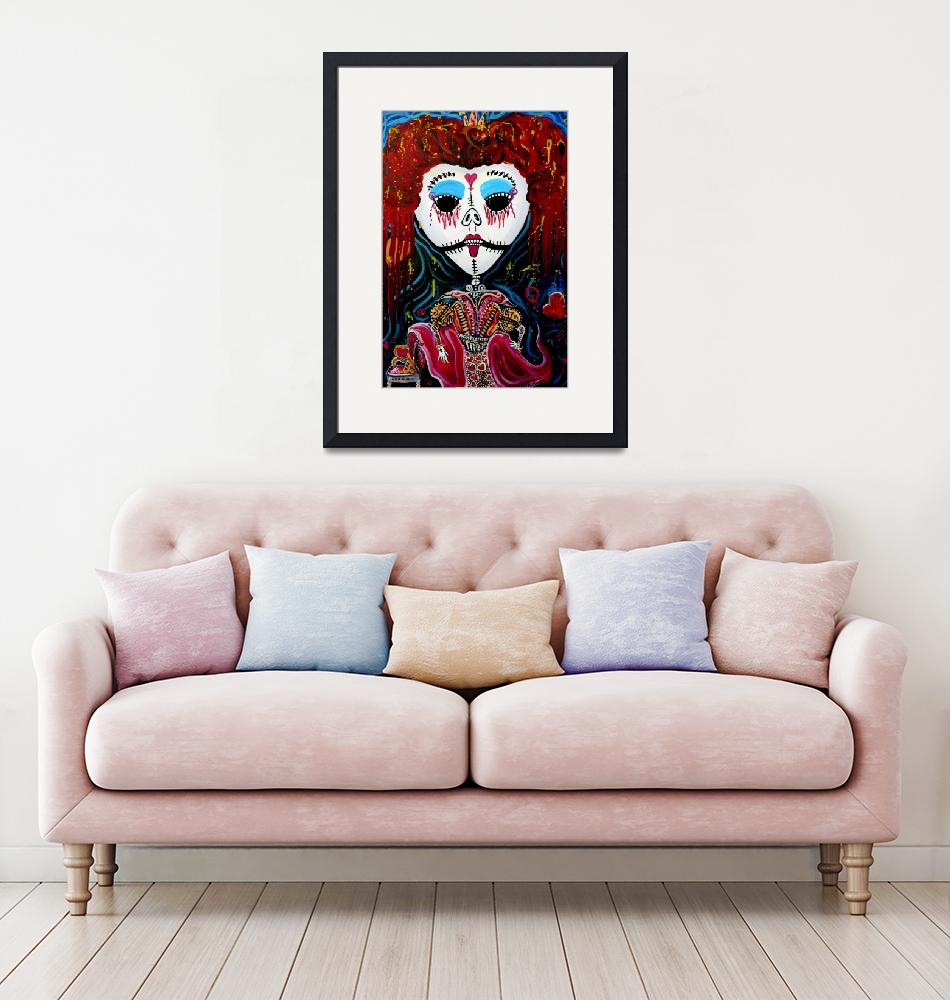 "Red Qween"  (2012) by ArtPrints
